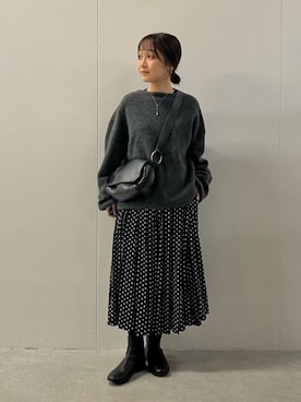 「アイテム（ワンピース/ドレス）」を使った、BEARDSLEYさん（レディース・149cm）の冬コーディネート