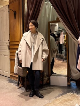 「ゆったり」｜BEARDSLEYさん（レディース・157cm）の秋コーディネート