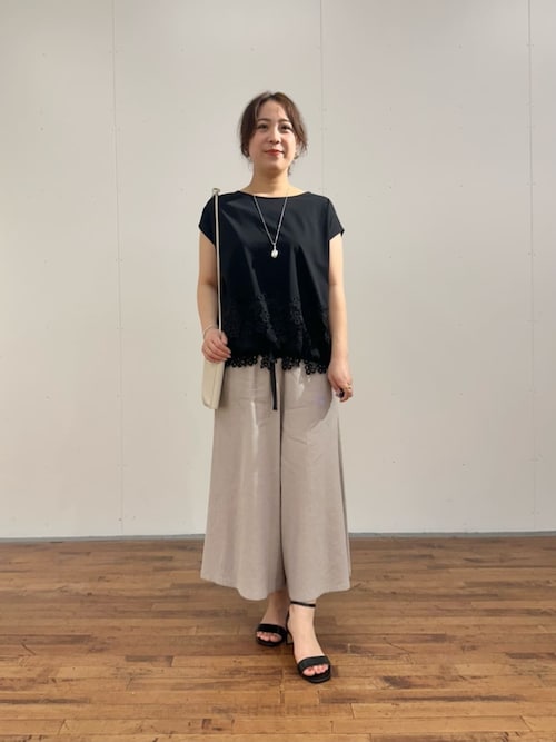 裾レースフレンチカットソー（Tシャツ/カットソー）｜BEARDSLEY