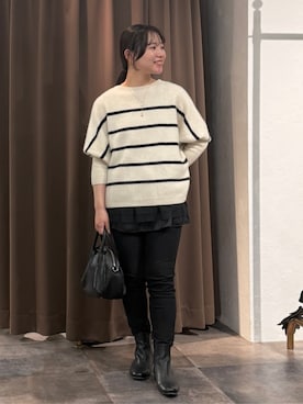 BEARDSLEYさん(レディース・152cm)の冬コーディネート