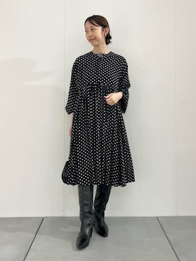 「BEARDSLEY（ビアズリー）のアイテム」を使った、BEARDSLEYさん（レディース・154cm）の夏コーディネート