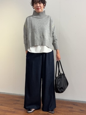 「高身長女子」｜BEARDSLEYさん（レディース・171cm）の冬コーディネート