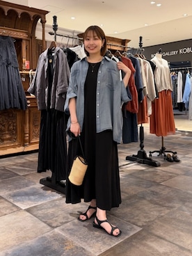 「BEARDSLEY（ビアズリー）のアイテム」を使った、BEARDSLEYさん（レディース・153cm）の夏コーディネート