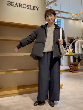 BEARDSLEYさん（レディース・157cm）の冬コーディネート