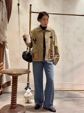 BEARDSLEYさん（レディース・157cm）の秋コーディネート