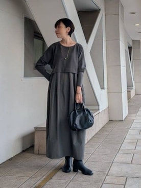 「BEARDSLEY（ビアズリー）のアイテム」を使った、BEARDSLEYさん（レディース・164cm）の秋コーディネート