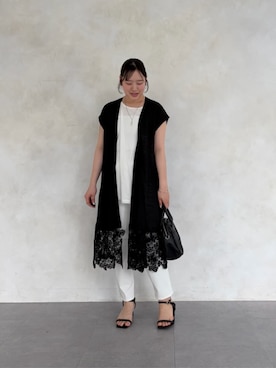 「リラックス」｜BEARDSLEYさん（レディース・159cm）の春コーディネート