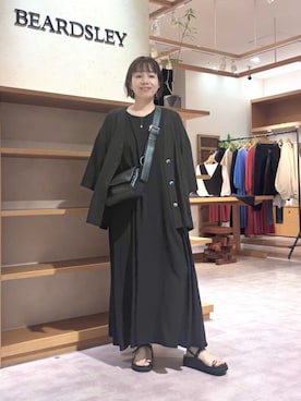 「BEARDSLEY（ビアズリー）のアイテム（ジャケット/アウター）」を使った、BEARDSLEYさん（レディース・160cm）の春コーディネート