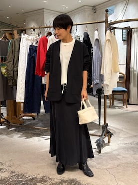 BEARDSLEYさん（レディース・159cm）の冬コーディネート