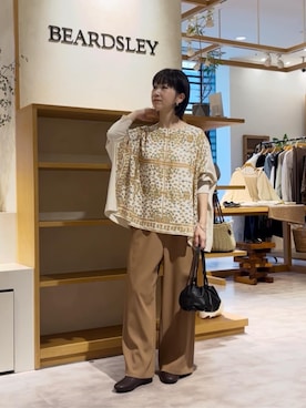 「BEARDSLEY（ビアズリー）のアイテム」を使った、BEARDSLEYさん（レディース・157cm）の冬コーディネート