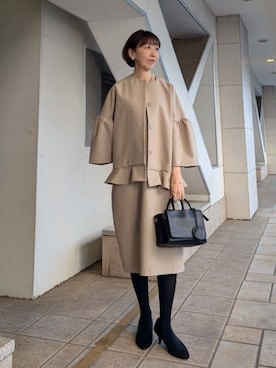 BEARDSLEYさん（レディース・164cm）の冬コーディネート