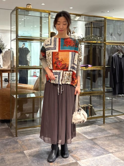 ビアズリーBEARDSLEY コットンビックニット　ドルマンスリーブニット ビアズリー ニット ビアズリーBEARDSLEY コットンビックニット