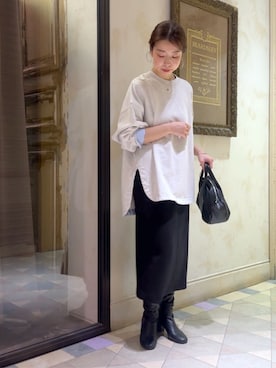 BEARDSLEYさん(レディース・154cm)の冬コーディネート