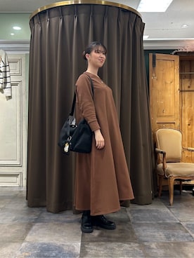 BEARDSLEYさん（レディース・167cm）の冬コーディネート