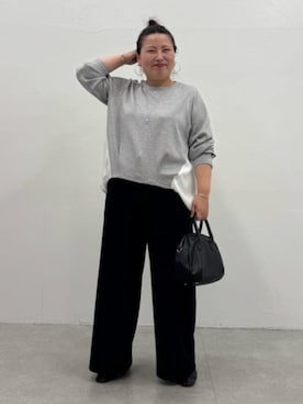 「アイテム（ボストンバッグ）」を使った、BEARDSLEYさん（レディース・158cm）の夏コーディネート