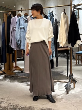 「BEARDSLEY（ビアズリー）のアイテム」を使った、BEARDSLEYさん（レディース・159cm）の冬コーディネート