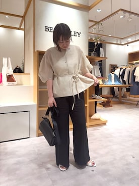 「BEARDSLEY（ビアズリー）のアイテム」を使った、BEARDSLEYさん（レディース・160cm）の春コーディネート