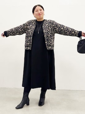「アイテム（ブルゾン）」を使った、BEARDSLEYさん（レディース・158cm）の夏コーディネート