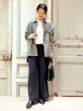 「アイテム（ジャケット/アウター）」を使った、BEARDSLEYさん（レディース・164cm）の夏コーディネート