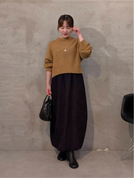 「BEARDSLEY（ビアズリー）のアイテム」を使った、BEARDSLEYさん（レディース・160cm）の秋コーディネート
