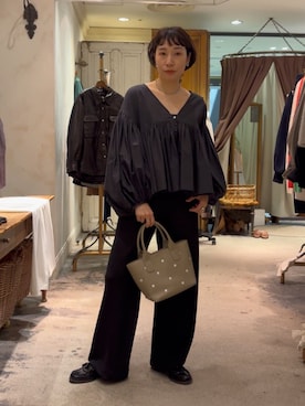 「BEARDSLEY（ビアズリー）のアイテム」を使った、BEARDSLEYさん（レディース・157cm）の冬コーディネート