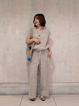 「BEARDSLEY（ビアズリー）のアイテム」を使った、BEARDSLEYさん（レディース・160cm）の春コーディネート