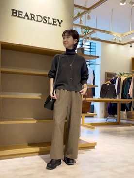 BEARDSLEYさん（レディース・157cm）の冬コーディネート