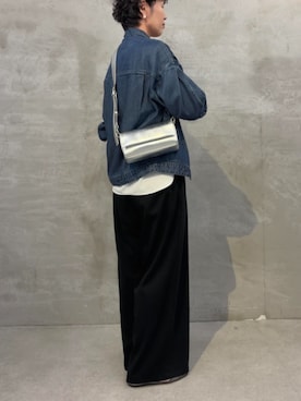 「シルバーバッグ」｜BEARDSLEYさん（レディース・171cm）の秋コーディネート