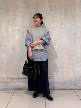 「BEARDSLEY（ビアズリー）のアイテム」を使った、BEARDSLEYさん（レディース・157cm）の冬コーディネート