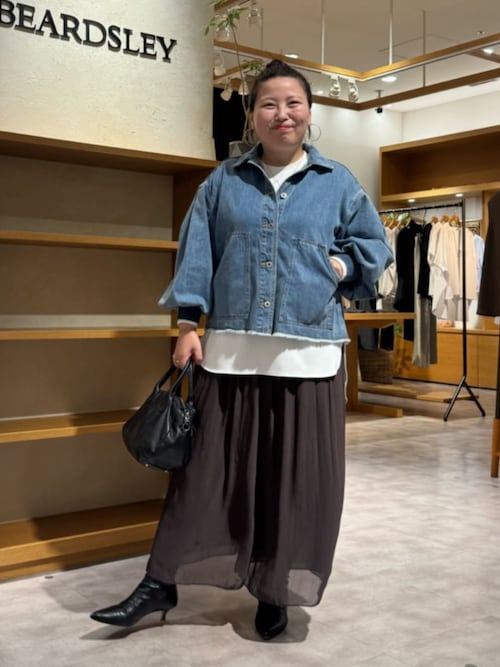 BEARDSLEY デニムジャケット gジャン 袖リブGジャン「FRIPIER