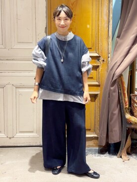 BEARDSLEYさん（レディース・157cm）の秋コーディネート