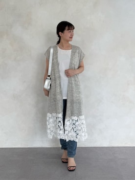 「リラックス」｜BEARDSLEYさん（レディース・152cm）の春コーディネート