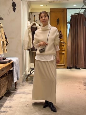 「BEARDSLEY（ビアズリー）のアイテム」を使った、BEARDSLEYさん（レディース・154cm）の秋コーディネート