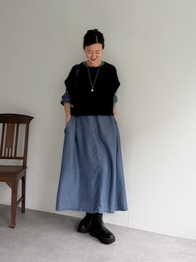 BEARDSLEYさん(レディース・166cm)の秋コーディネート