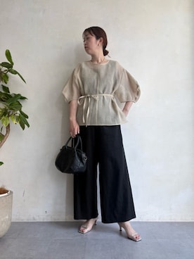 「BEARDSLEY（ビアズリー）のアイテム」を使った、BEARDSLEYさん（レディース・162cm）の春コーディネート