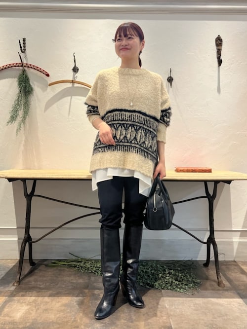 ビッグフェアアイル柄プルオーバー（ニット/セーター）｜BEARDSLEY