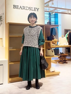 BEARDSLEYさん（レディース・157cm）の冬コーディネート