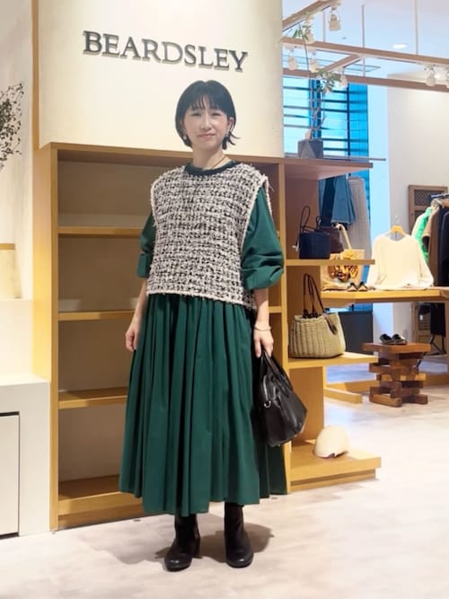 ツイードニットベスト（ベスト）｜BEARDSLEY（ビアズリー）の