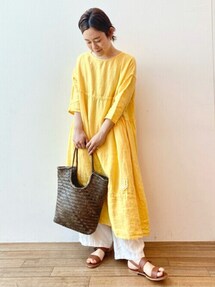 BEARDSLEY（ビアズリー）の「リネンギャザーワンピース（ワンピース