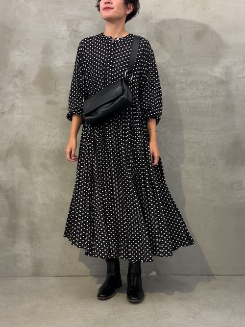 セール】ドットギャザーワンピース（ワンピース）｜BEARDSLEY