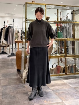 BEARDSLEYさん（レディース・154cm）の冬コーディネート