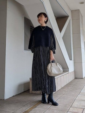 BEARDSLEYさん（レディース・164cm）の冬コーディネート