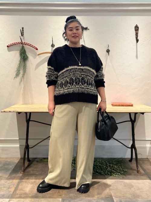 ビッグフェアアイル柄プルオーバー（ニット/セーター）｜BEARDSLEY