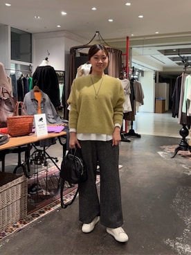 BEARDSLEYさん（レディース・154cm）の冬コーディネート