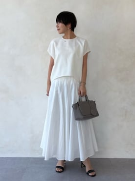 「LIVETART（リヴェタート）のアイテム」を使った、BEARDSLEYさん（レディース・159cm）の春コーディネート