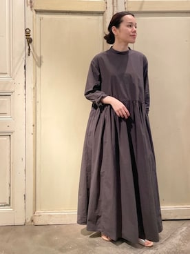 BEARDSLEY（ビアズリー）の「ギャザーシャツワンピース