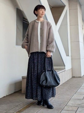 「アイテム（ブルゾン）」を使った、BEARDSLEYさん（レディース・164cm）の夏コーディネート