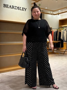 「BEARDSLEY（ビアズリー）のアイテム」を使った、BEARDSLEYさん（レディース・158cm）の春コーディネート