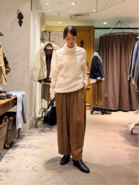 「BEARDSLEY（ビアズリー）のアイテム」を使った、BEARDSLEYさん（レディース・154cm）の秋コーディネート