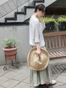 BEARDSLEYさん（レディース・159cm）の夏コーディネート